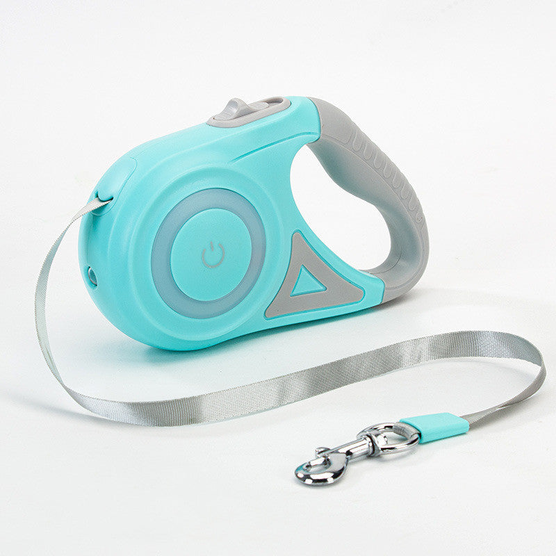 Smart Dog Leash with Built-in Spotlight for Extra Safety