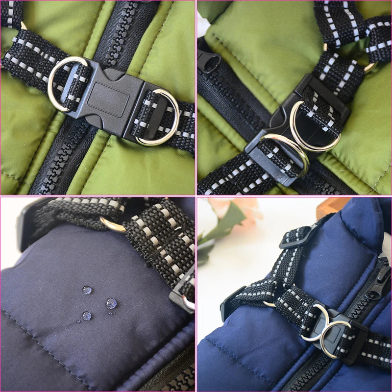 Extra Comfy Dog Jacket with Harness Included!