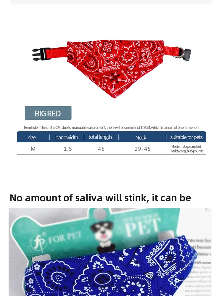 Adjustable Stylish Dog Bibs - JK Bargains