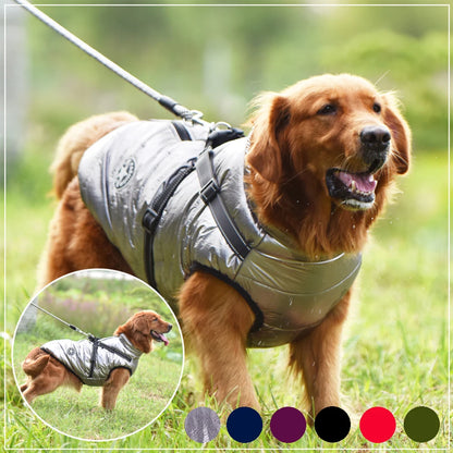 Extra Comfy Dog Jacket with Harness Included!