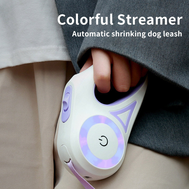 Smart Dog Leash with Built-in Spotlight for Extra Safety