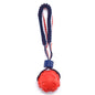 Sturdy Dog Teething Ball with Rope